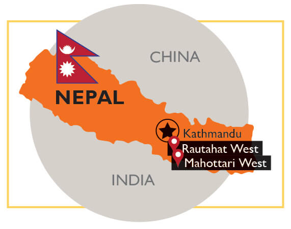 Nepal map