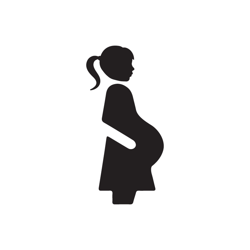 Child pregnancy icon