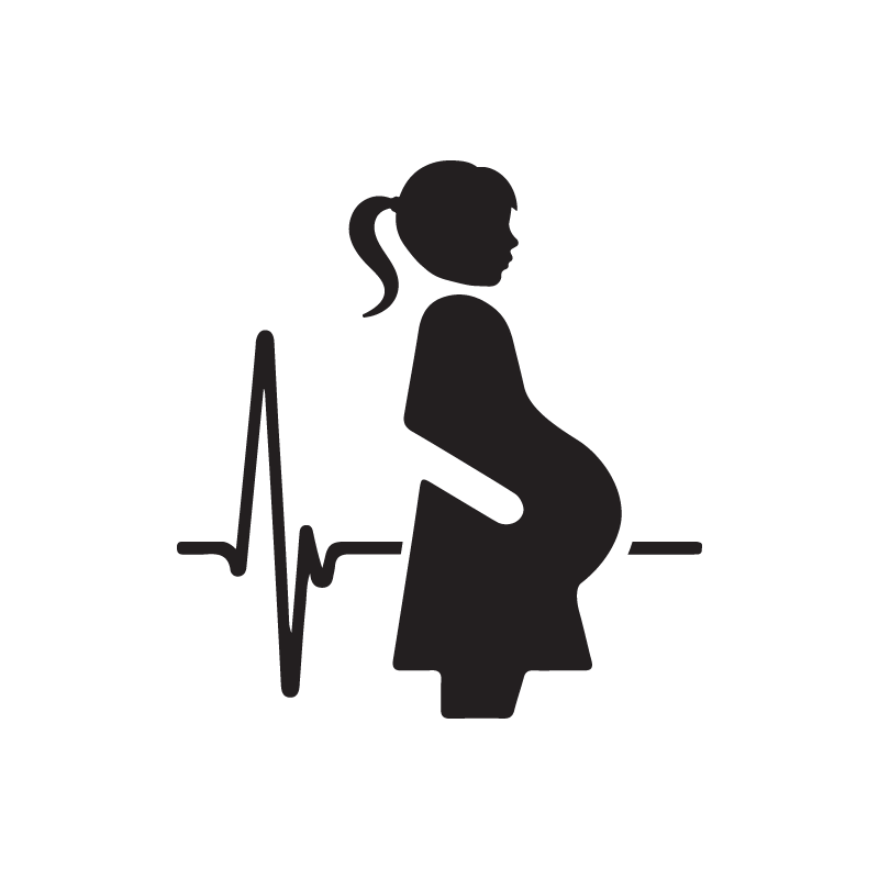 Child pregnancy icon