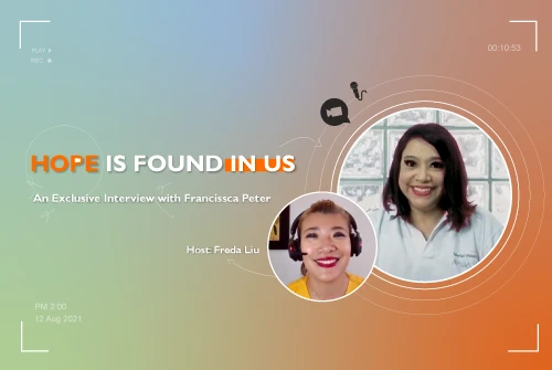 Francissca Peter believes in the power of hope!