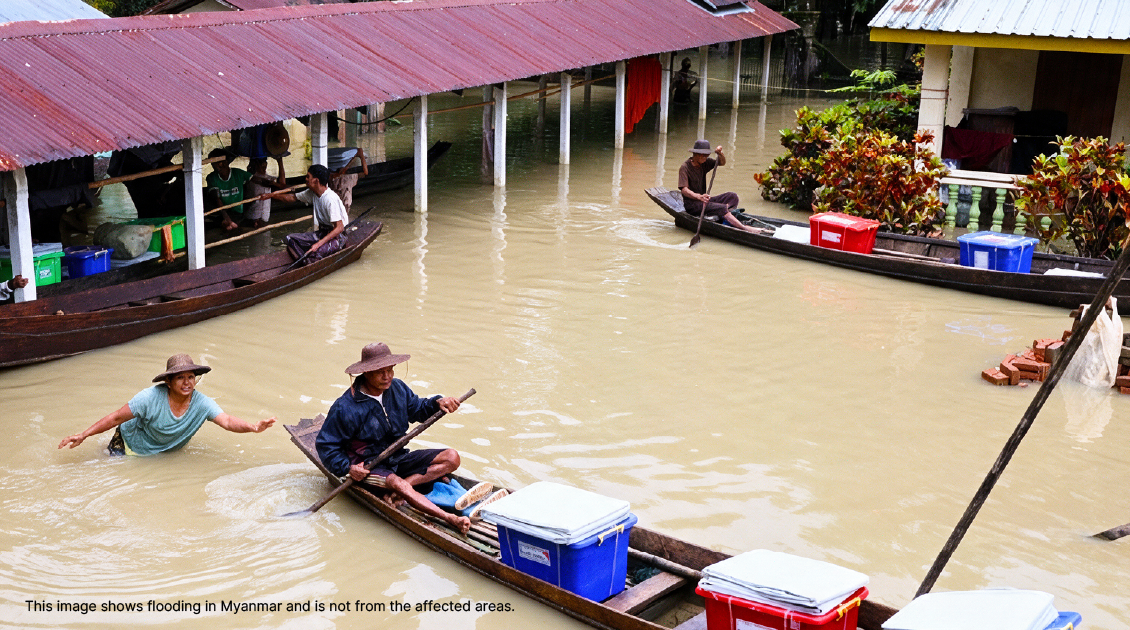 Thousands stranded as heavy rain destroys communities